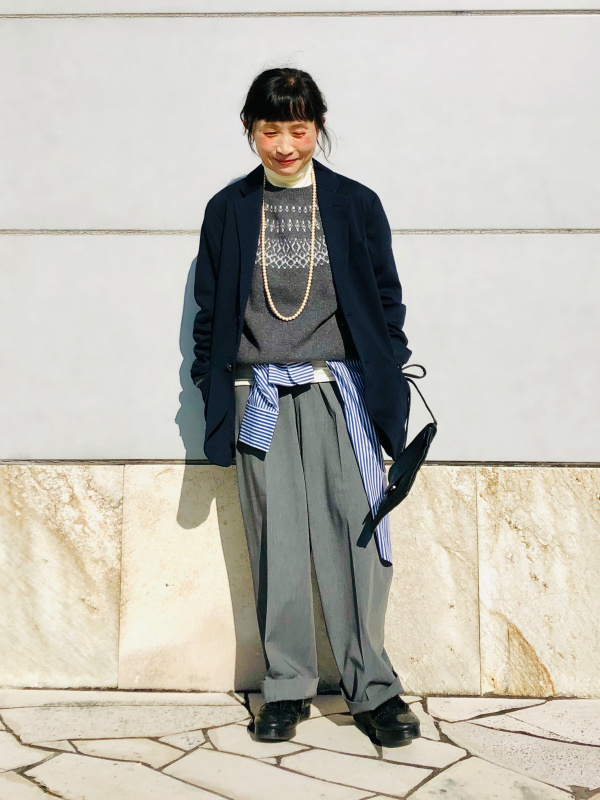 感動ジャケット（リラックスフィット） セットアップ可能、タック