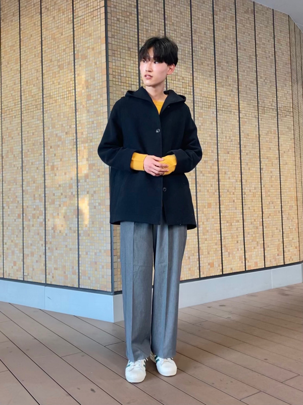 ユニクロ公式 | フーデッドショートコート