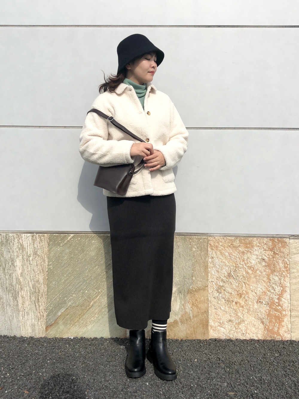 UNIQLO スフレヤーン タートルネックセーター　リブ スカート　セットアップ スフレヤーンタートルネックセーター（スムース・長袖） セットアップ