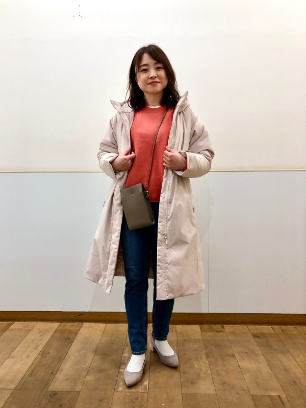 ユニクロ最強ダウン　ハイブリッドダウンウルトラウォームロングコート　着画アリ ユニクロ最強ダウン ハイブリッドダウンウルトラウォームロングコート