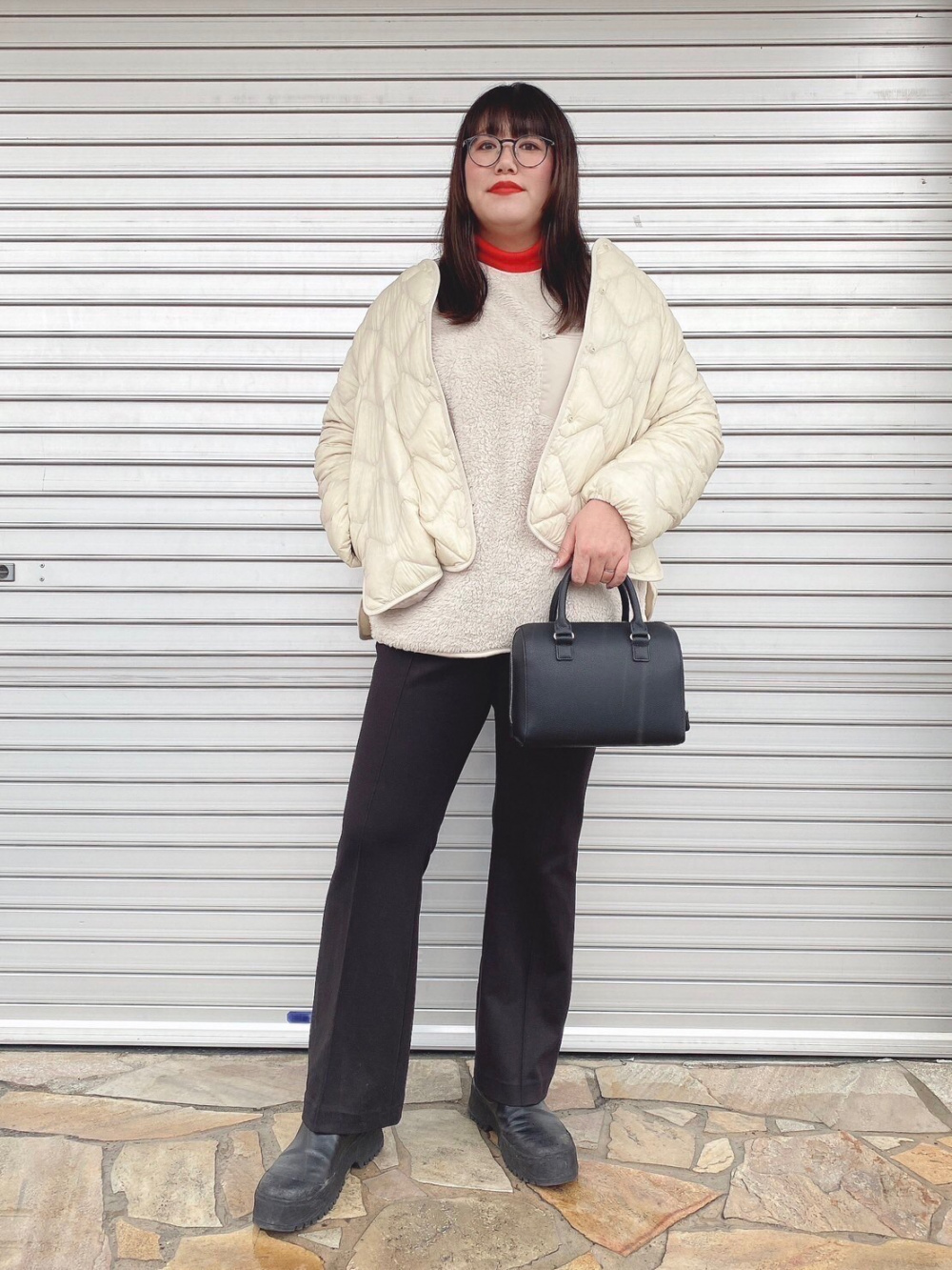 ウルトラライトダウンリラックスジャケット」の着用コーディネート