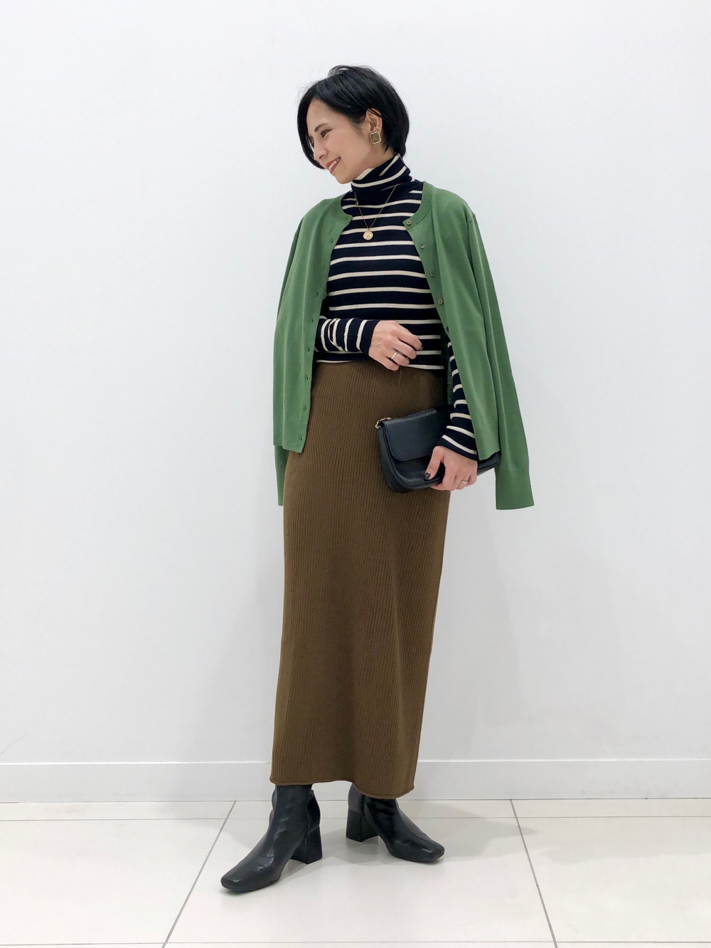 今期完売　エクストラファインメリノリブタートルネックセーター（ボーダー・長袖） 可愛すぎるユニクロの #エクストラファインメリノリブタートルネック