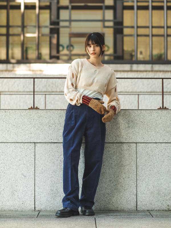 UNIQLO \u0026 MARNI  ワイドフィットタックパンツ　タグ付き