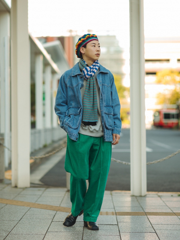 UNIQLO and MARNIユニクロ マルニ ワイドフィットタックパンツ 無地