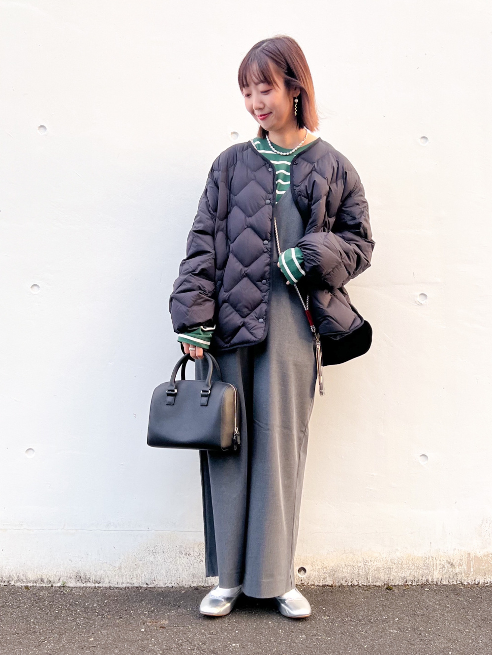 ウルトラライトダウンリラックスジャケット」の着用コーディネート