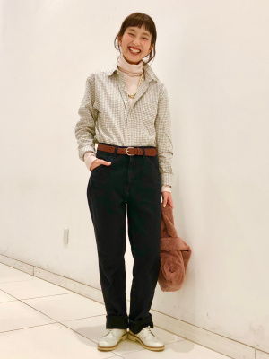 ユニクロ公式 | フランネルチェックシャツ（ボタンダウンカラー・長袖）