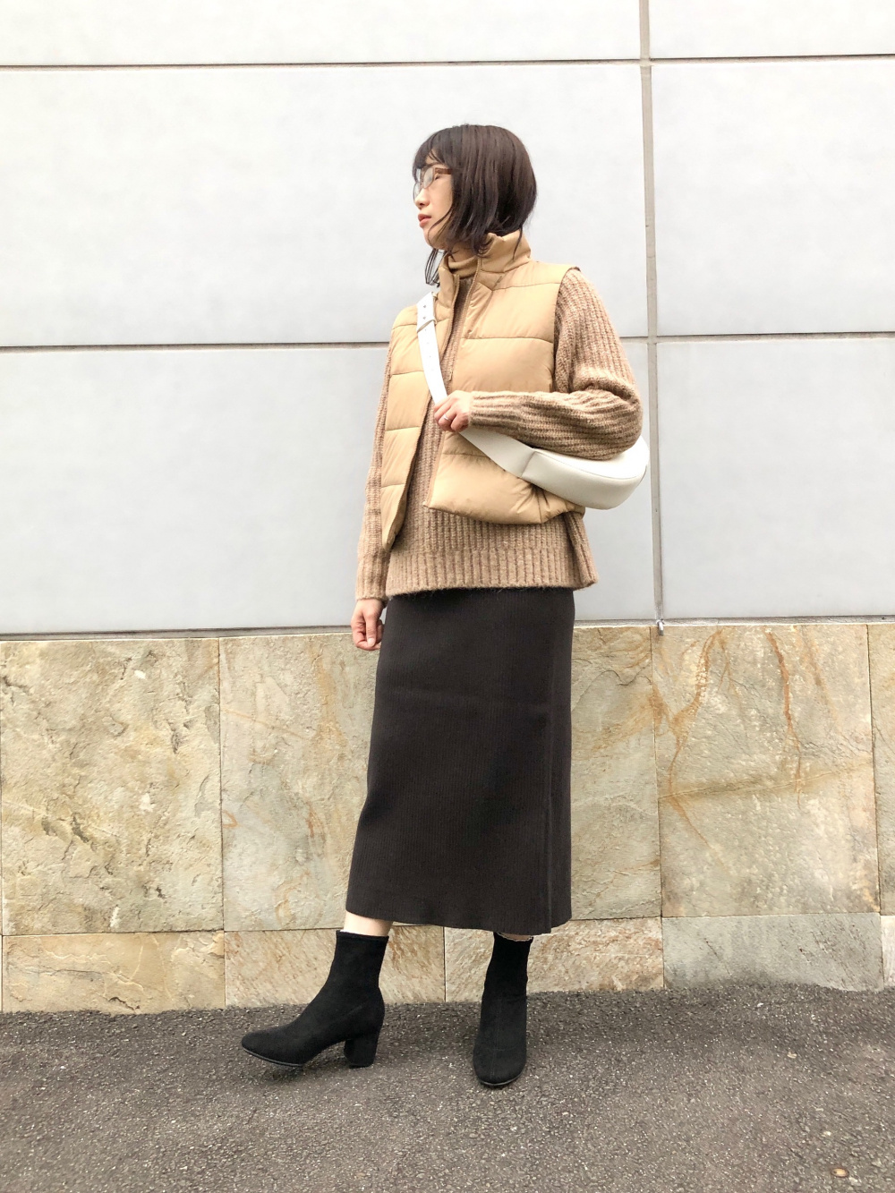 UNIQLO スフレヤーン タートルネックセーター　リブ スカート　セットアップ スフレヤーンタートルネックセーター（スムース・長袖） セットアップ