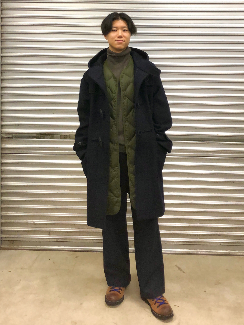 ブラッシュドジャージーシャツジャケット セットアップ可能