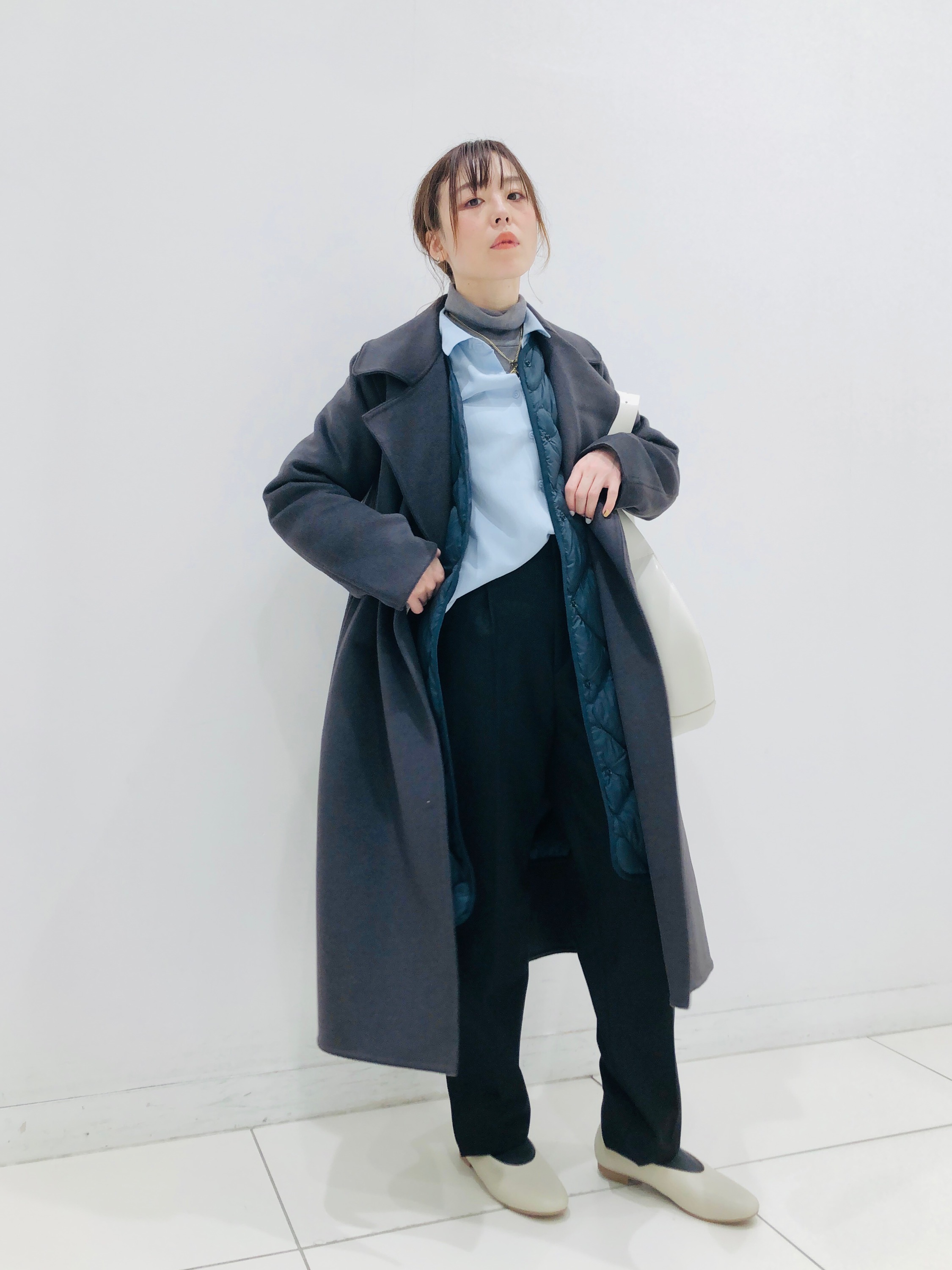 ユニクロUNIQLO テーラードダブルシルエットデザイン ゆったり