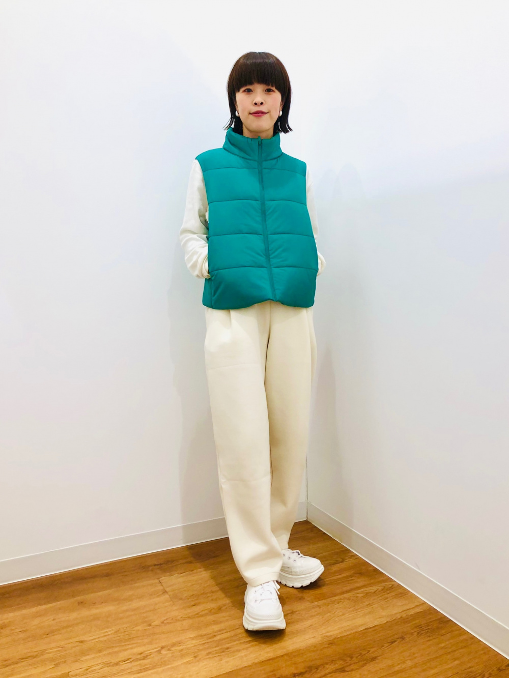 アドミラル　グラフィック　セットアップM ドライスウェットクロップドフルジップパーカ（長袖