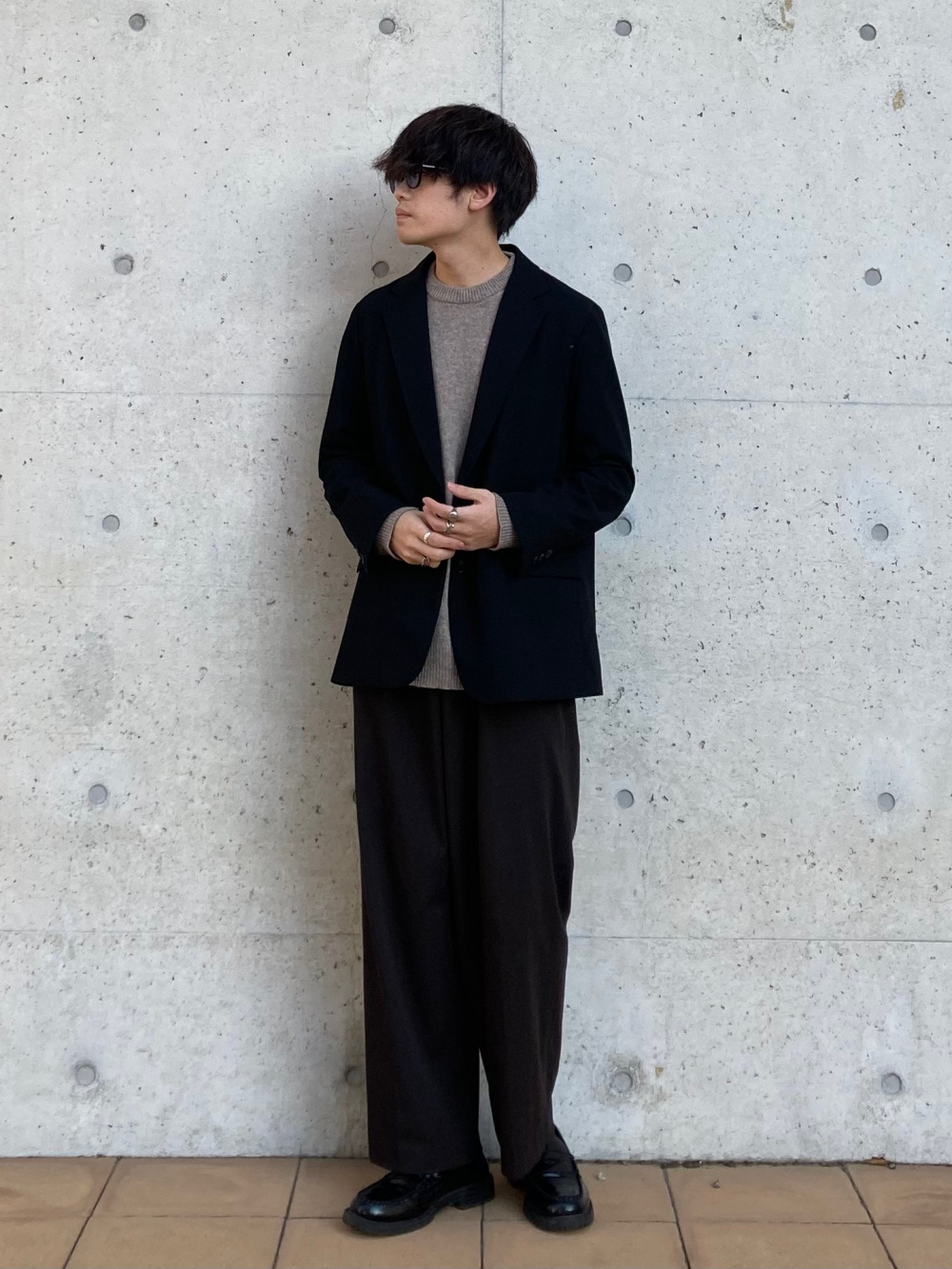 UNIQLO:C オーバーサイズテーラードジャケットＬ＆タックワイドパンツＭ UNIQLO:C一番欲しかったものと失敗したもの、、 | 40代からの