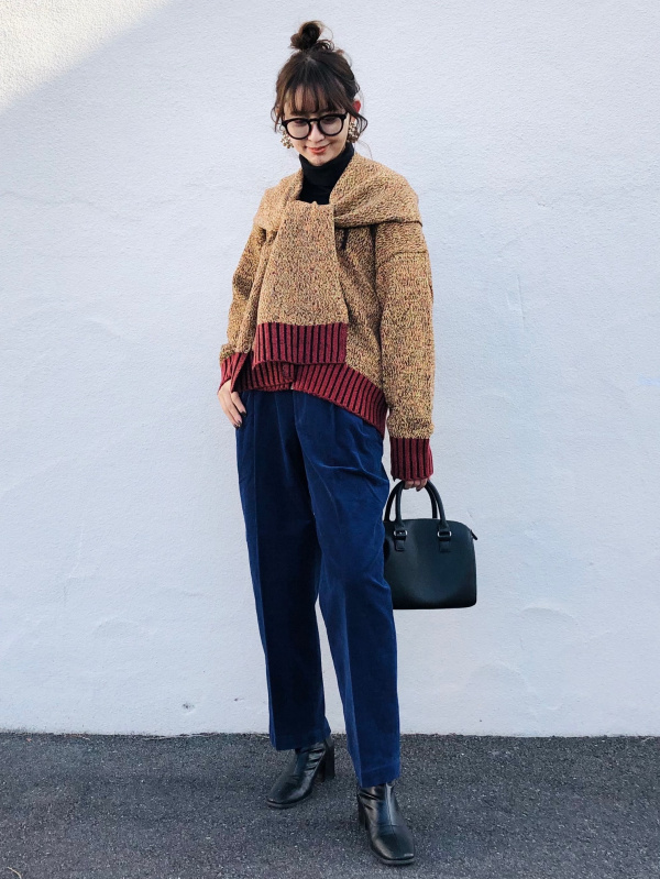 UNIQLO　MARNI ミックスカラーニットオーバーサイズフルジップパーカ ユニクロ アンド マルニのウインターコレクション発表。推しアイテムは
