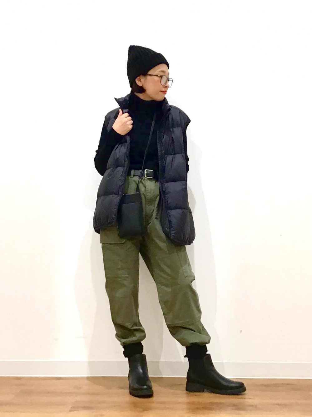 UNIQLO×Theory ブロックテック+ウルトラロングダウンベスト XL 私も【ユニクロ×Theory】 | LEE