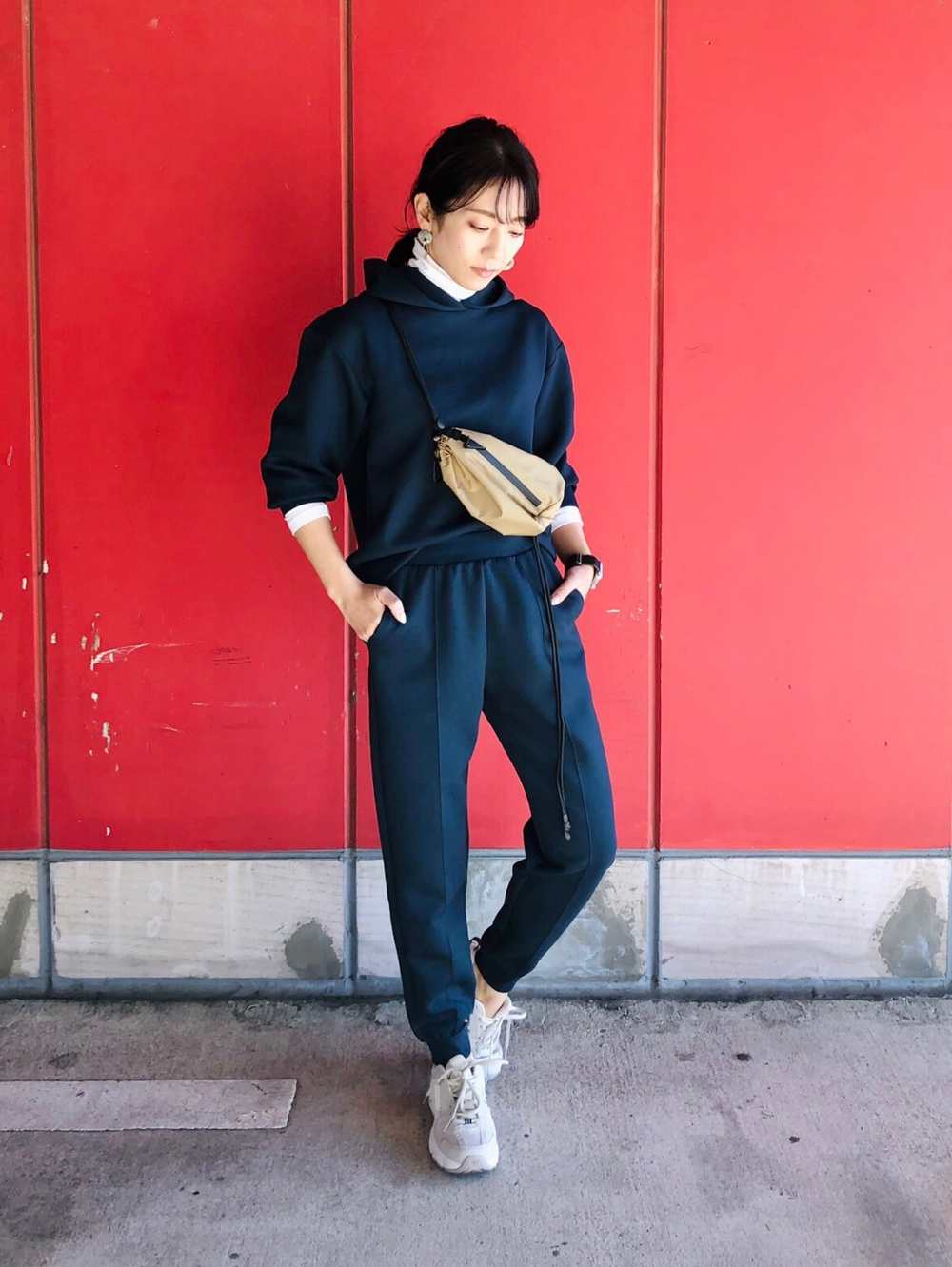 ドライスウェットプルパーカ（長袖）セットアップ可能、ジャージー