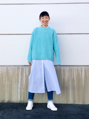 【新品•未使用】UNIQLOウォッシャブルソフトニットクルーセーター ユニクロ公式 | ウォッシャブルソフトニットクルーセーター（長袖