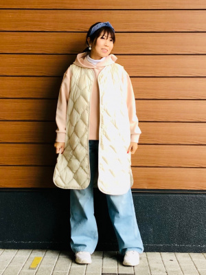 希少！【UNIQLO】ウルトラライトダウンロングベスト 毎日値下げ UNIQLO】今の季節に便利すぎるウルトラライトダウンロングベスト