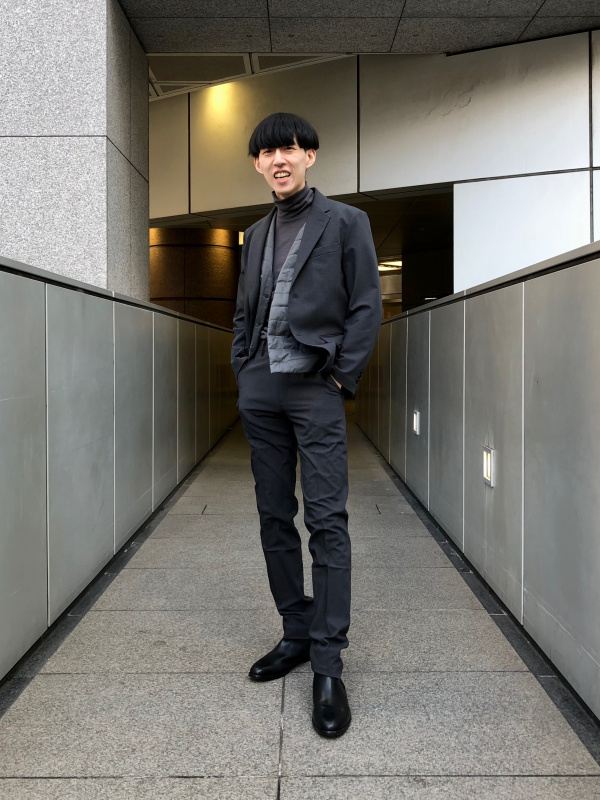 ユニクロ/感動パンツ2WAYストレッチ(ウールライク/ネイビー/W73L73 ユニクロ/感動パンツ2WAYストレッチ(ウールライク/ネイビー/W73L73