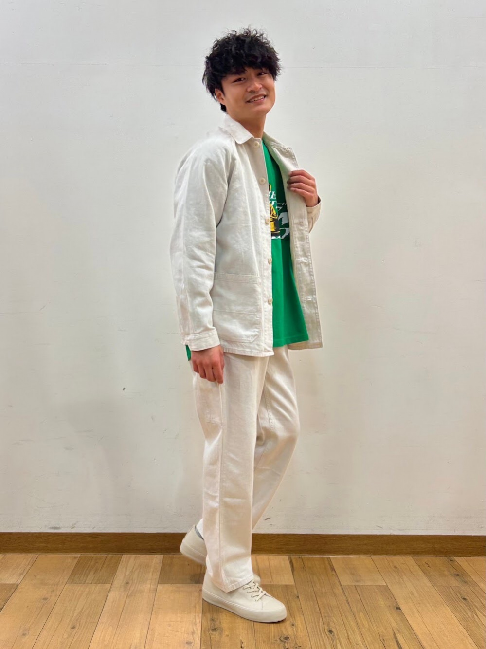 ユーティリティデニムジャケット（コットンリネン）セットアップ可能