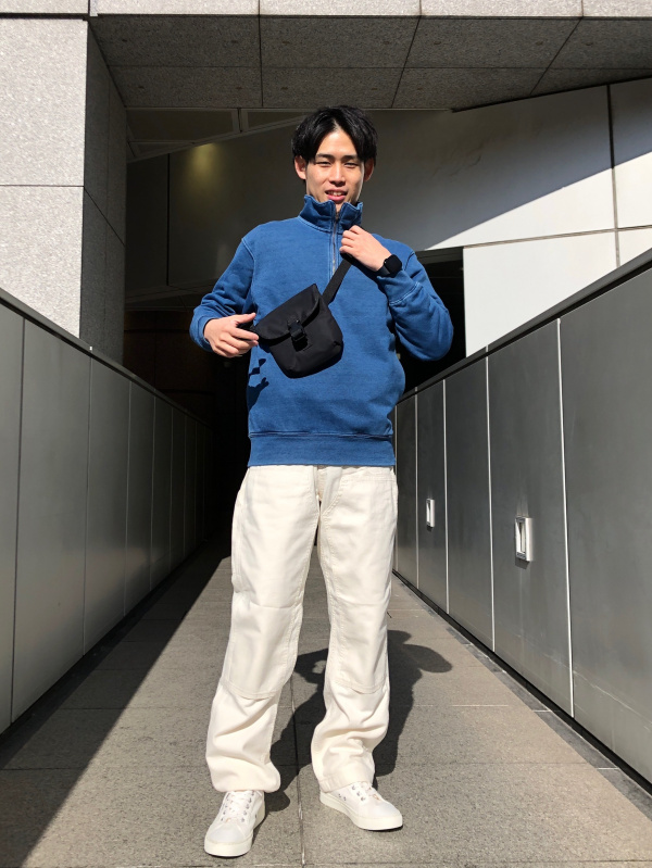 最安挑戦！ JWアンダーソン ハーフジップスウェット - poumonquebec.ca