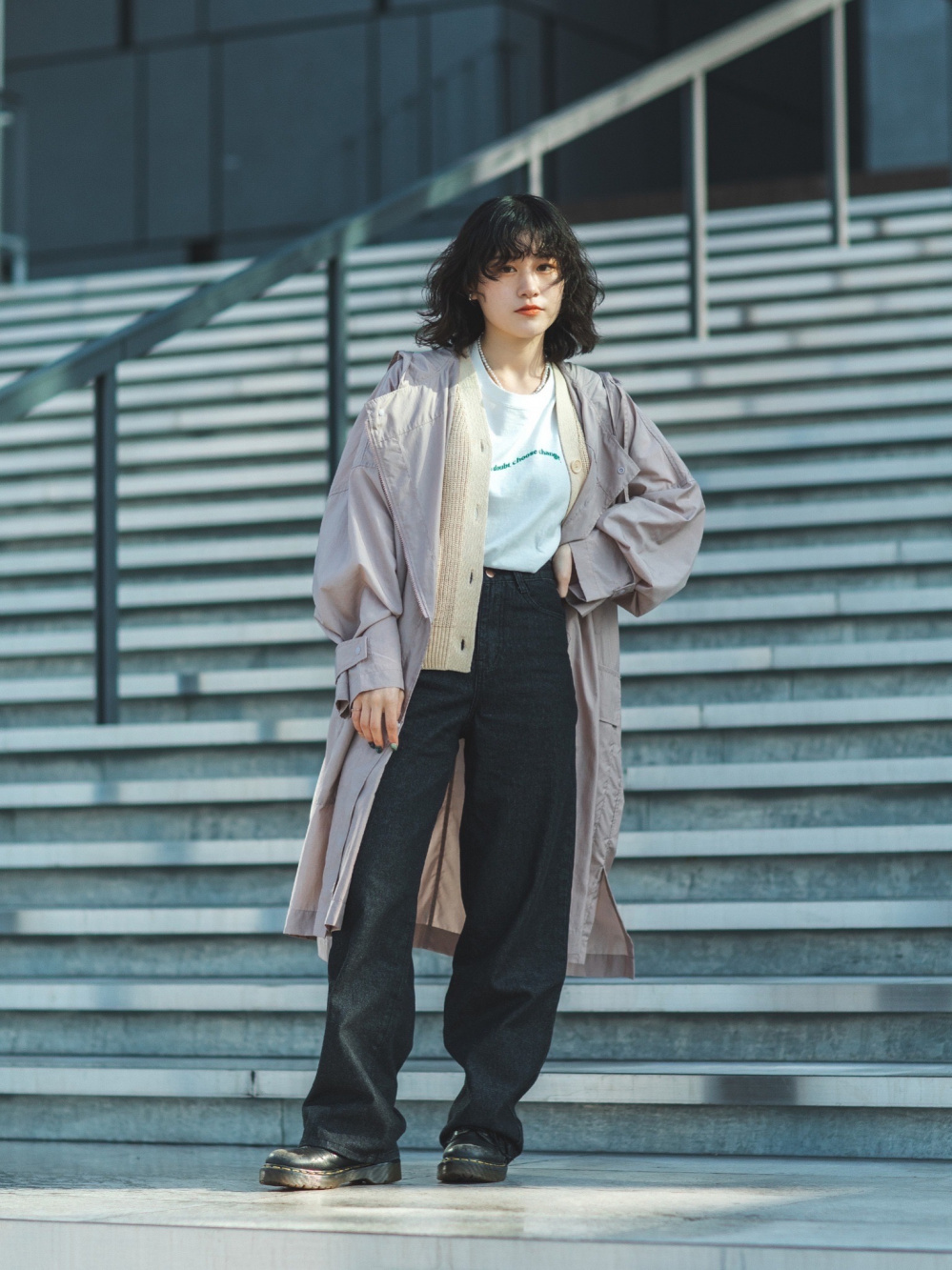 ナイロンポンチョ」の着用コーディネート| ユニクロ