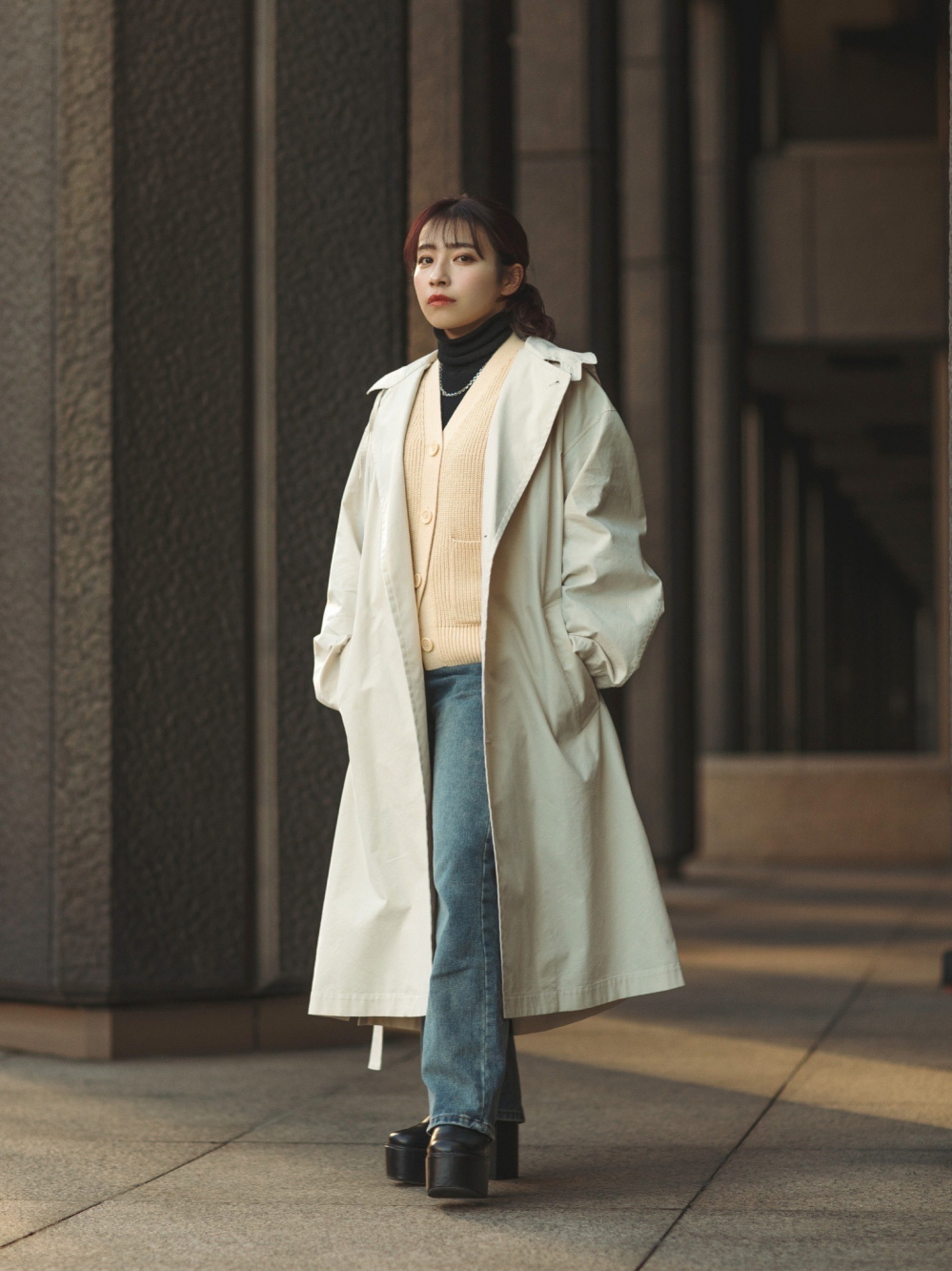 レディースUNIQLO♡大人ロングコート