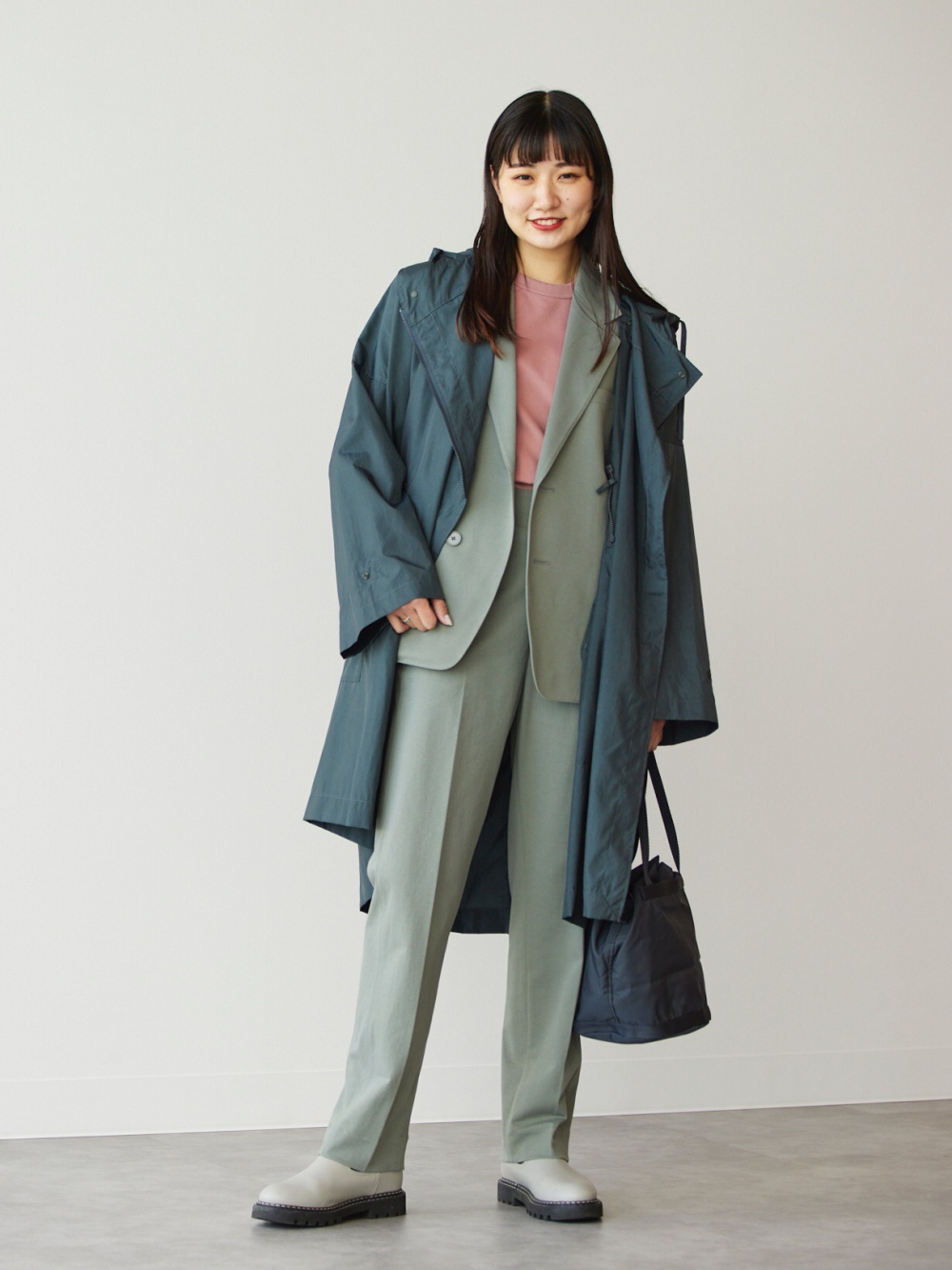 ナイロンポンチョ」の着用コーディネート| ユニクロ