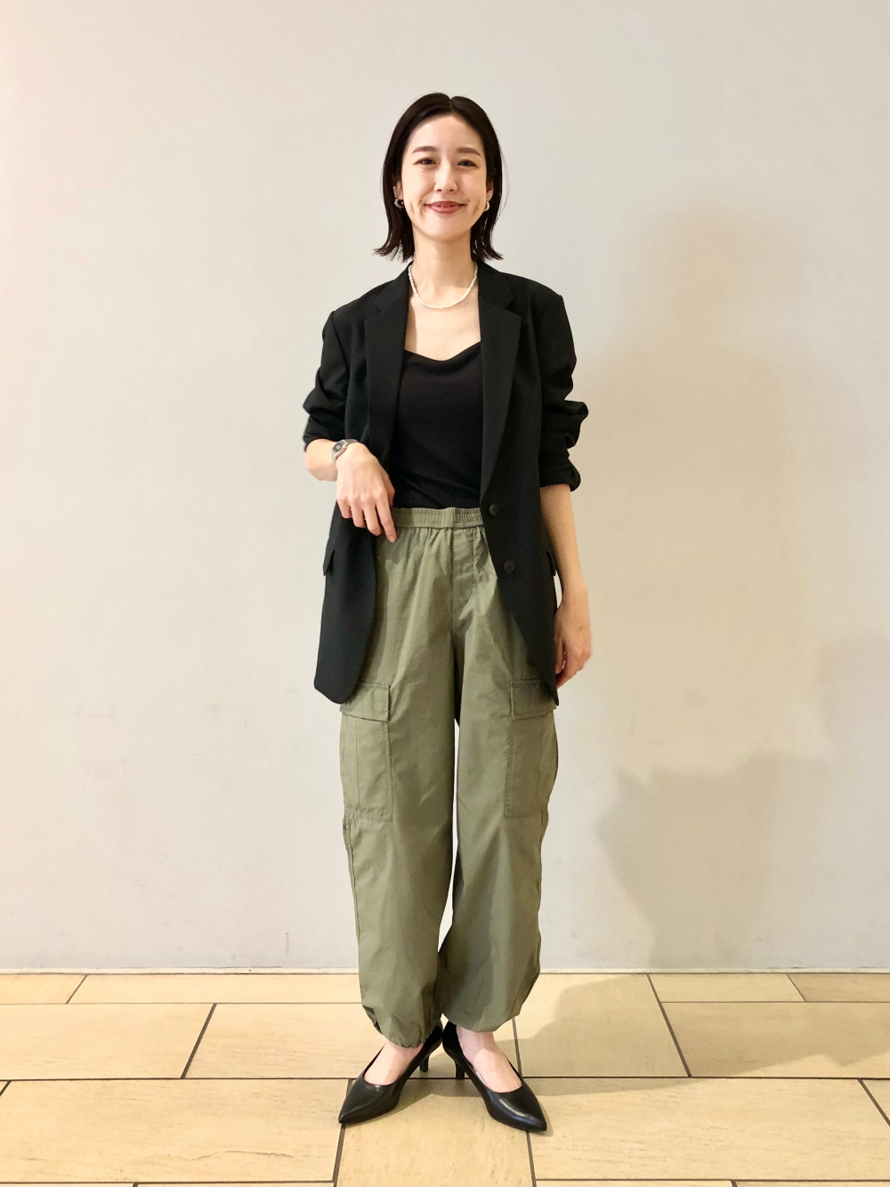 カーゴ パンツ レディース ユニクロ