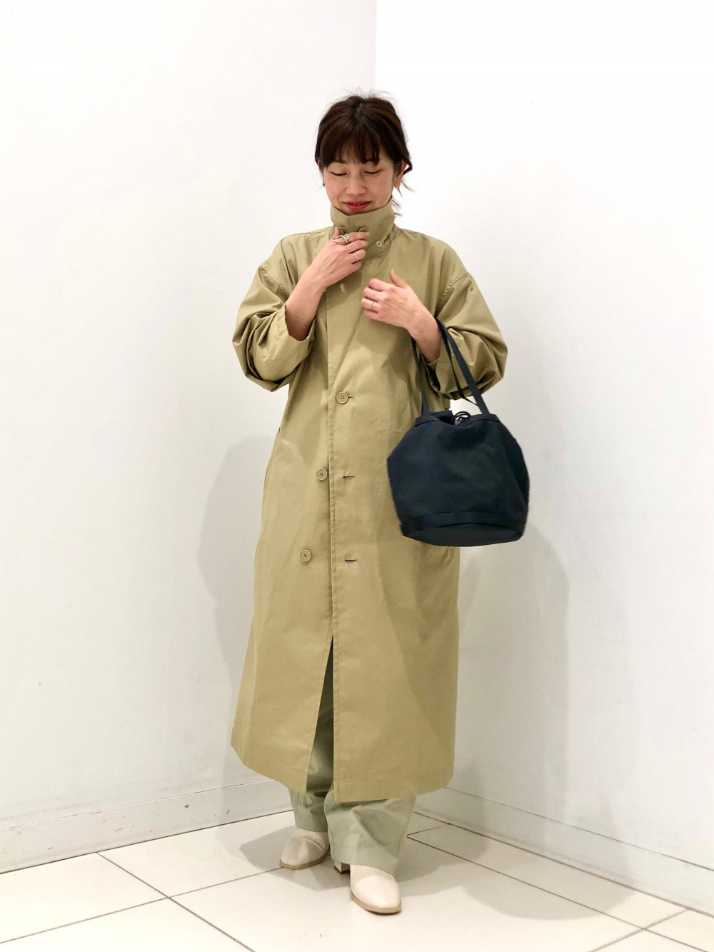 UNIQLO U フーデッドロングコート M｜Yahoo!フリマ（旧PayPay