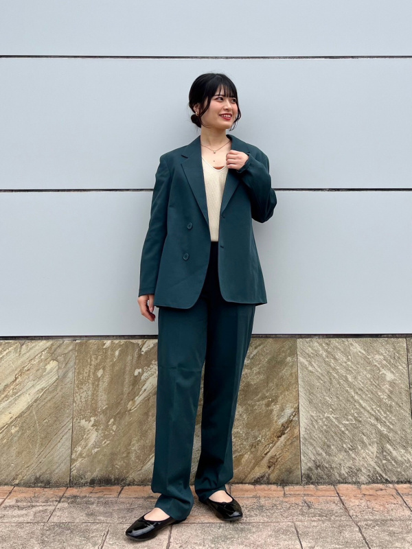 ジャージースーツパンツ セットアップ可能のコーディネート・着用