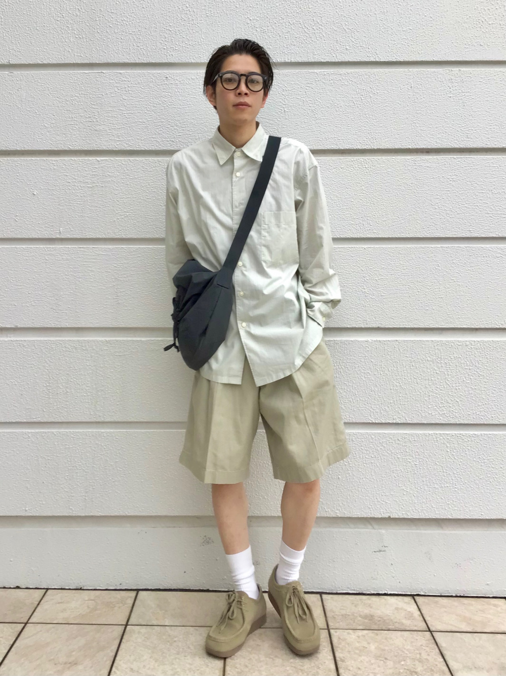 ユニクロ ワイドフィットタックチノショーツ UNIQLO