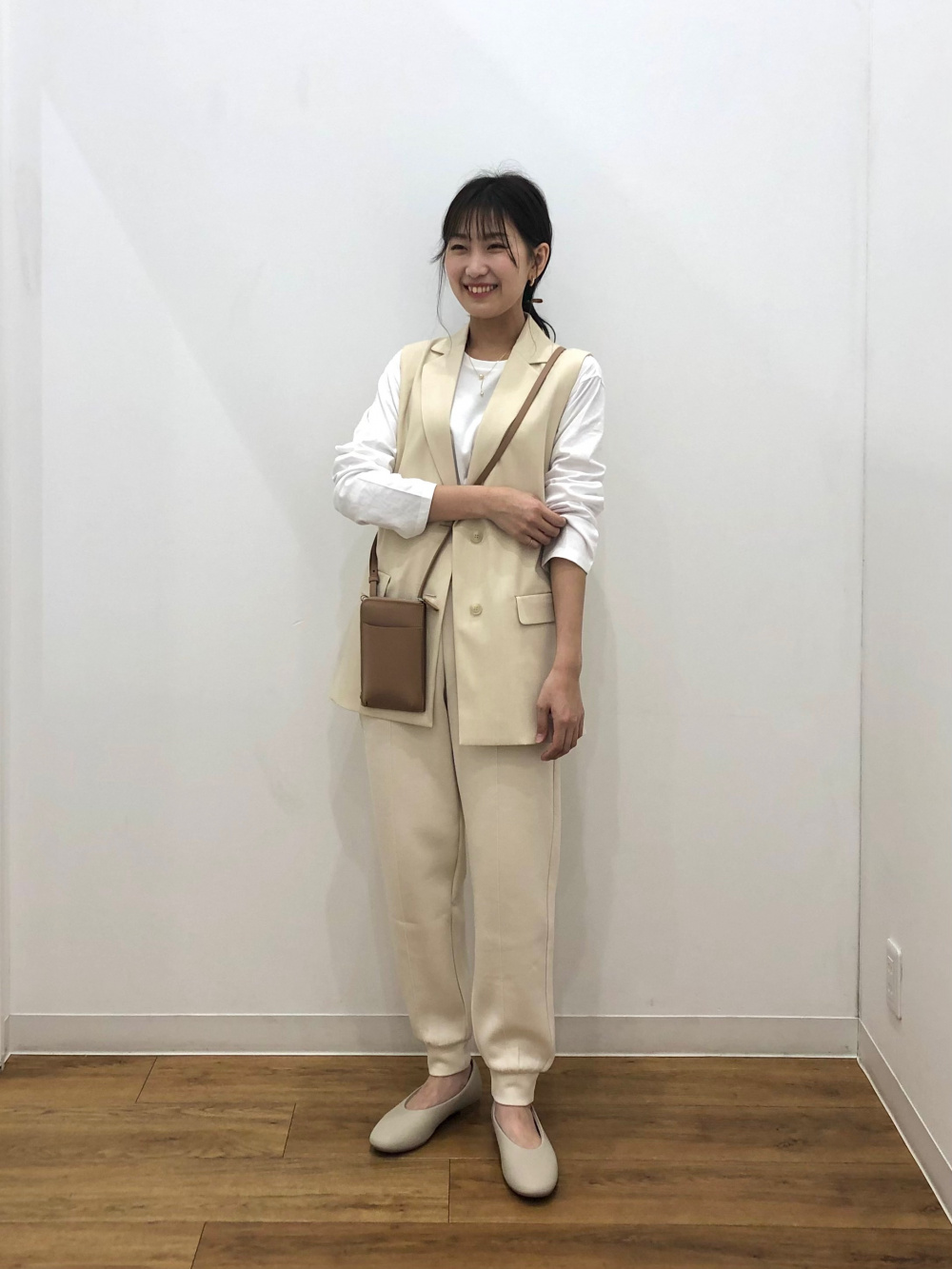 新品　UNIQLO　＋J  ドライスウェットシャツ　パンツ　M セットアップ ユニクロ公式 | ドライスウェットシャツ（長袖） セットアップ可能(メンズ)