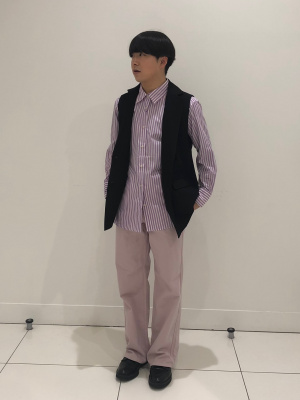 Aページ Cotton Striped Long-Sleeve Shirt | UNIQLO US