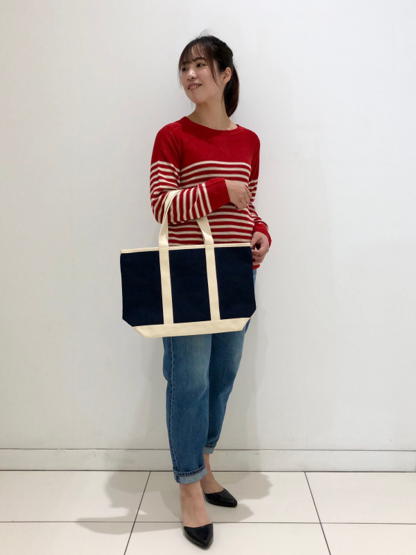 ボーイフレンドテーパードジーンズ（アンクル丈・丈標準66cm）の