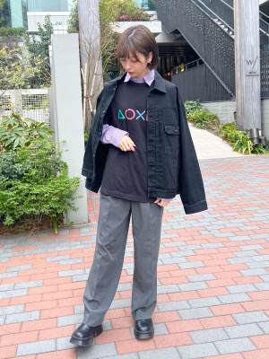 UNIQLO U デニム セットアップ 1st Gジャン L ジーンズ w30 UNIQLO 購入品】秋冬新作デニムジャケット！これはいい