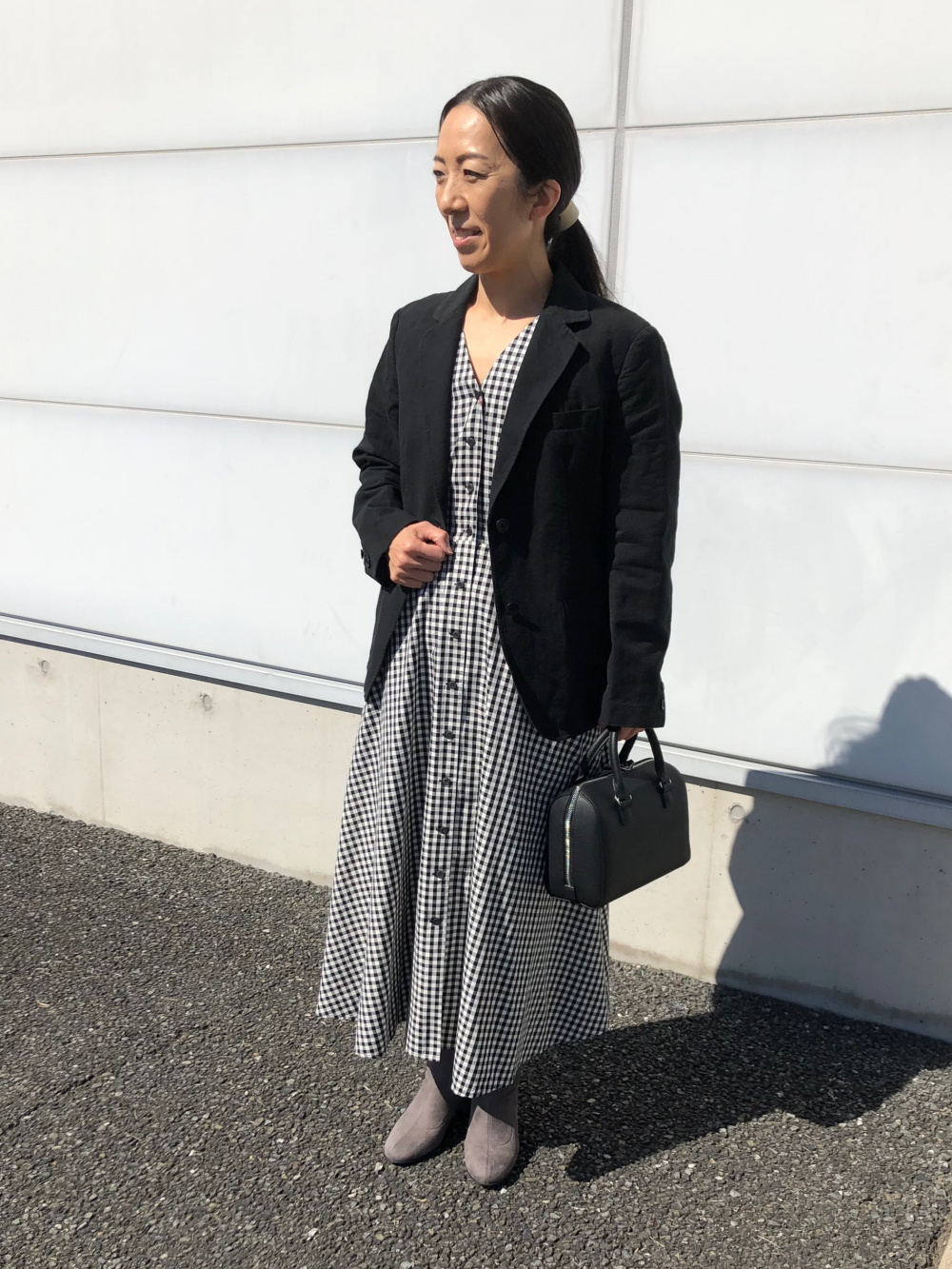 UNIQLO】新品未使用❗3DカシミヤリブスカートBLACKサイズXS/S