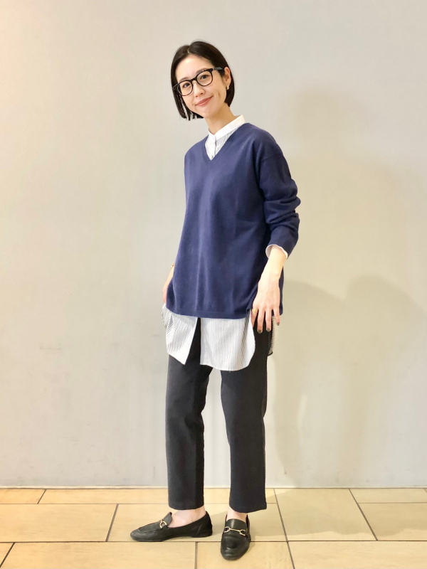 人気ブレゼント! 新品 ２本セット UNIQLO×イネス コットンチノパンツ