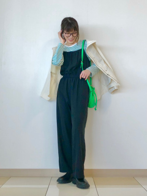 ユニクロ公式 | GIRLS リネンブレンドサロペット