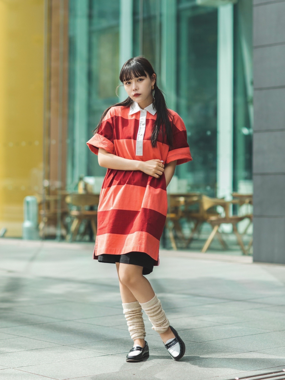 CELINE 23SS トリオンフ クロップド ポロシャツ
