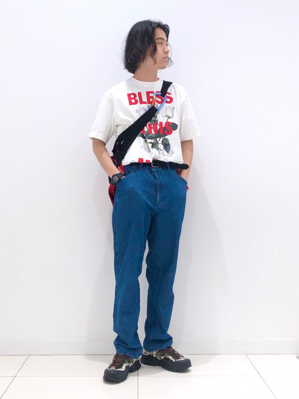 Bless u ストライプデニムジャケット 最安値【Bless u】BU stripe 