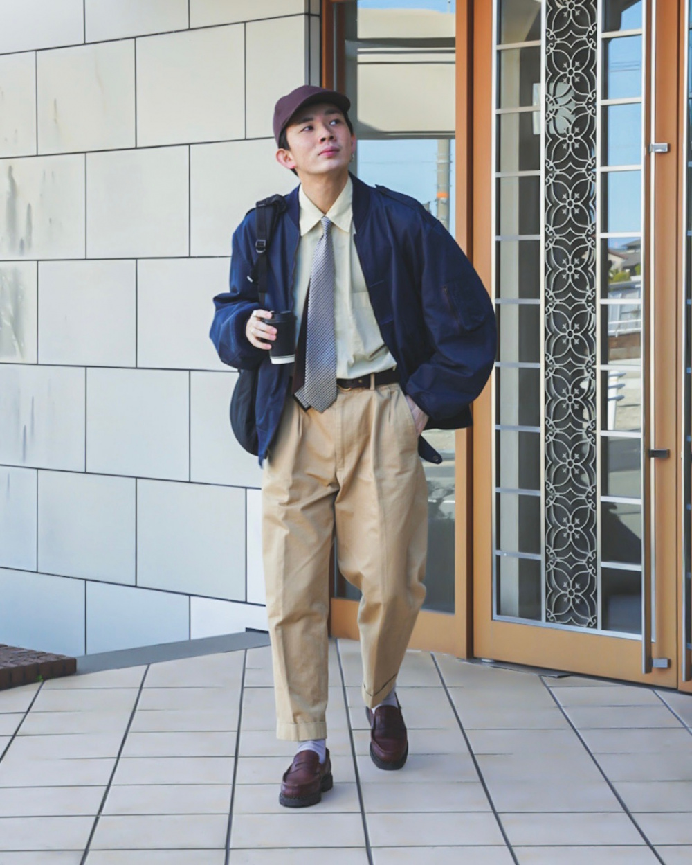 オーバーサイズシャツ（長袖）」の着用コーディネート| ユニクロ公式