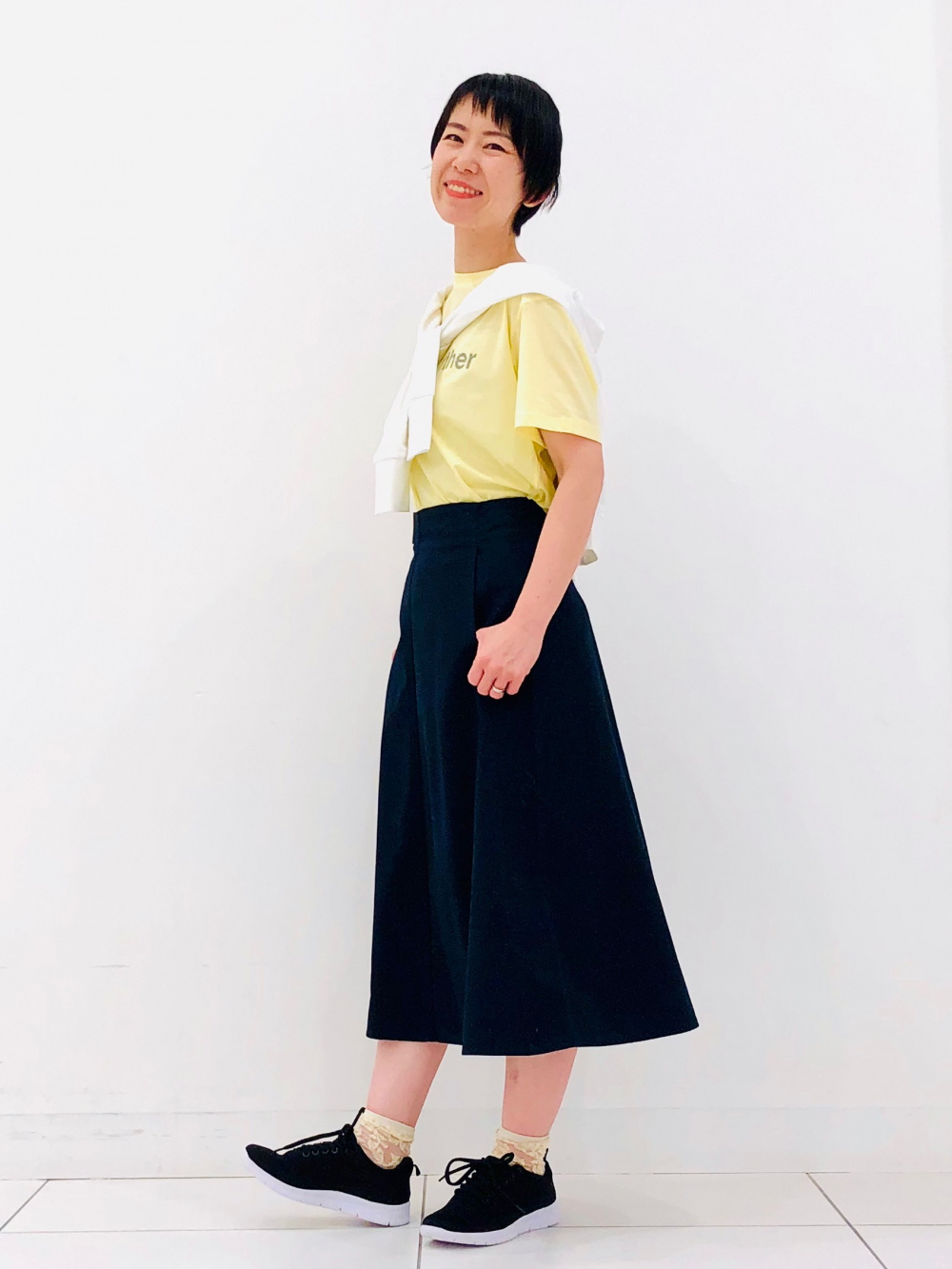 【Loewe】コットンミディスカート コットンツイルミディスカート (LOEWE/スカート) 114727499【BUYMA】