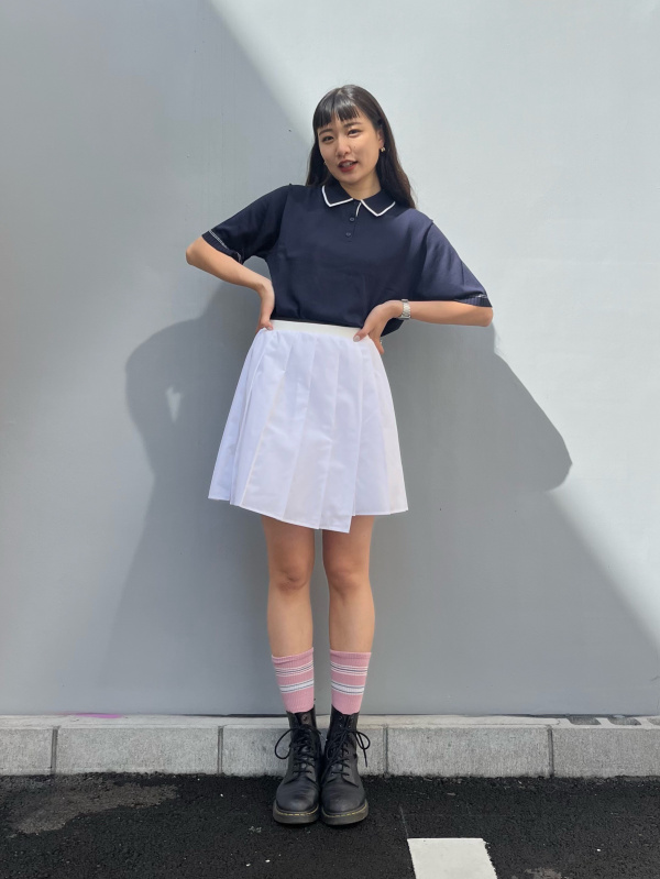 ユニクロ公式 プリーツミニスカート UNIQLO ミニスカート L
