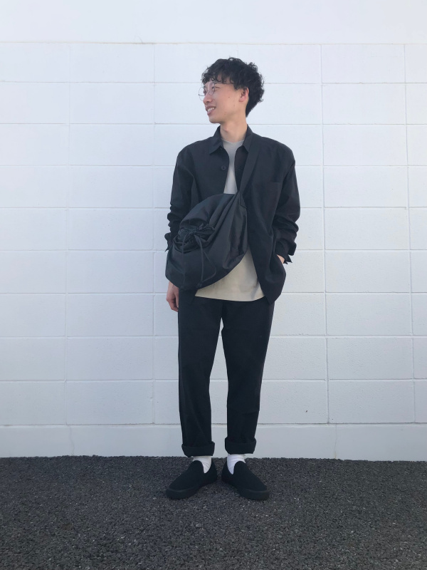 感動ジャケット セットアップ可能、オーバーサイズポケツキTシャツ/5分
