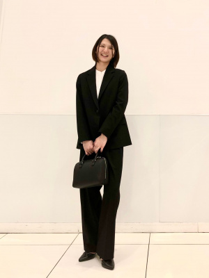 UNIQLO C リラックステーラードジャケット XL ブラック UNIQLO:C ユニクロ C リラックステーラードジャケットL未使用