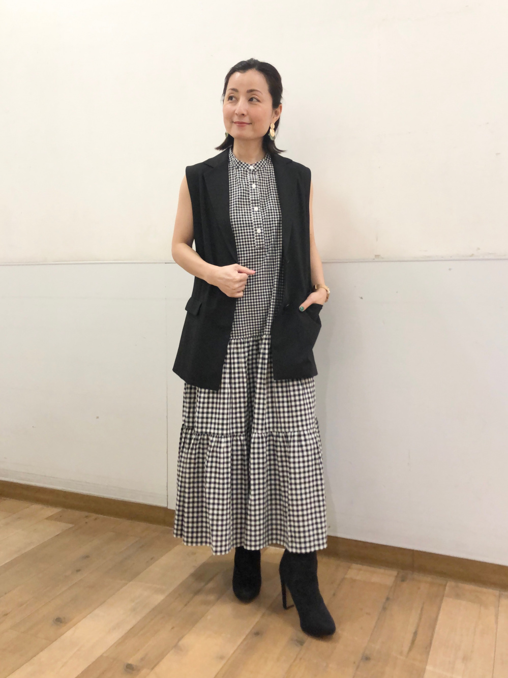 ロングジレ セットアップ可能」の着用コーディネート| ユニクロ公式