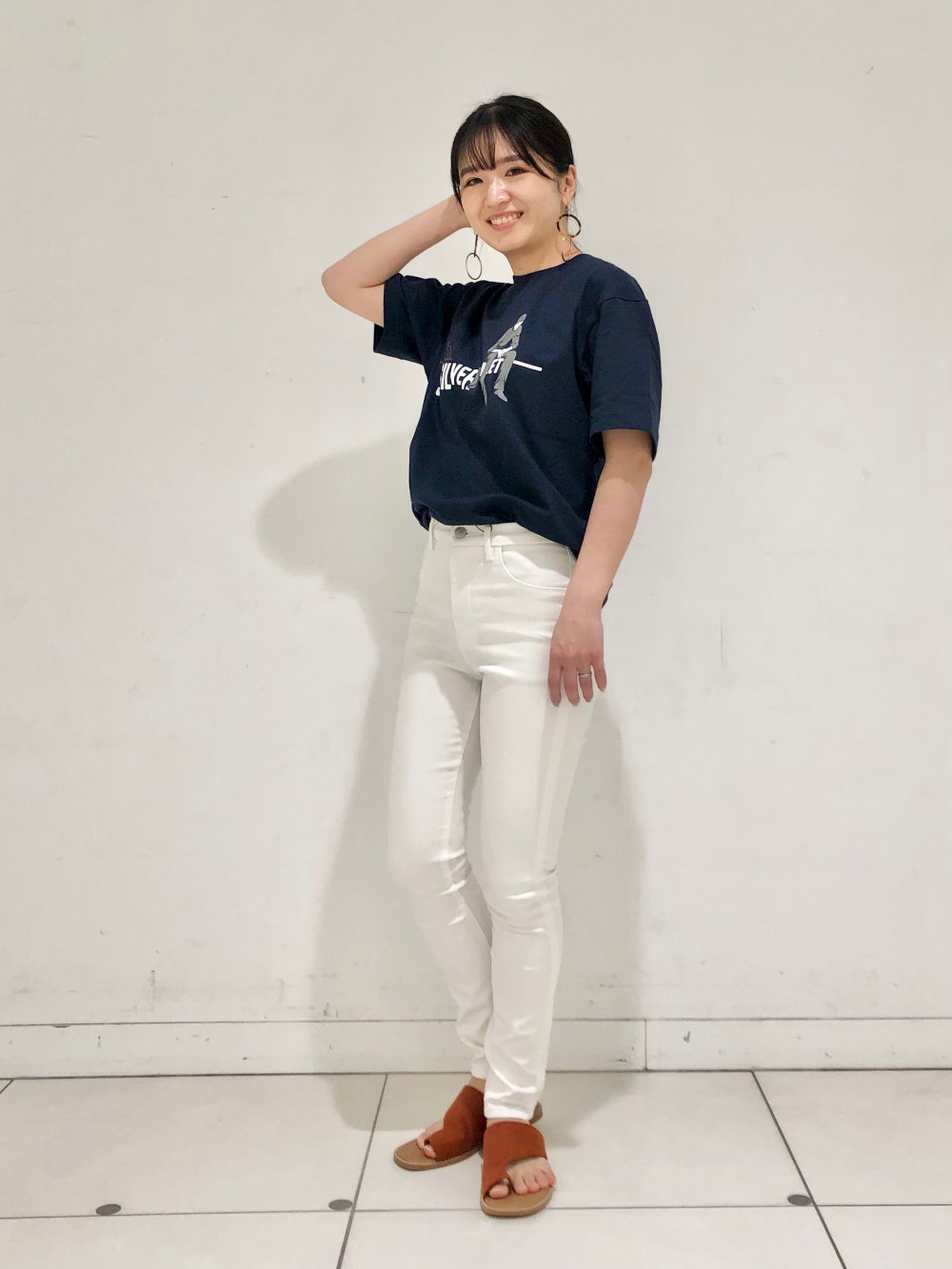エアリズムコットンモックネックT(半袖)、J BRAND ジェギンス エアリズムコットンモックネックT(半袖)、J BRAND ジェギンス
