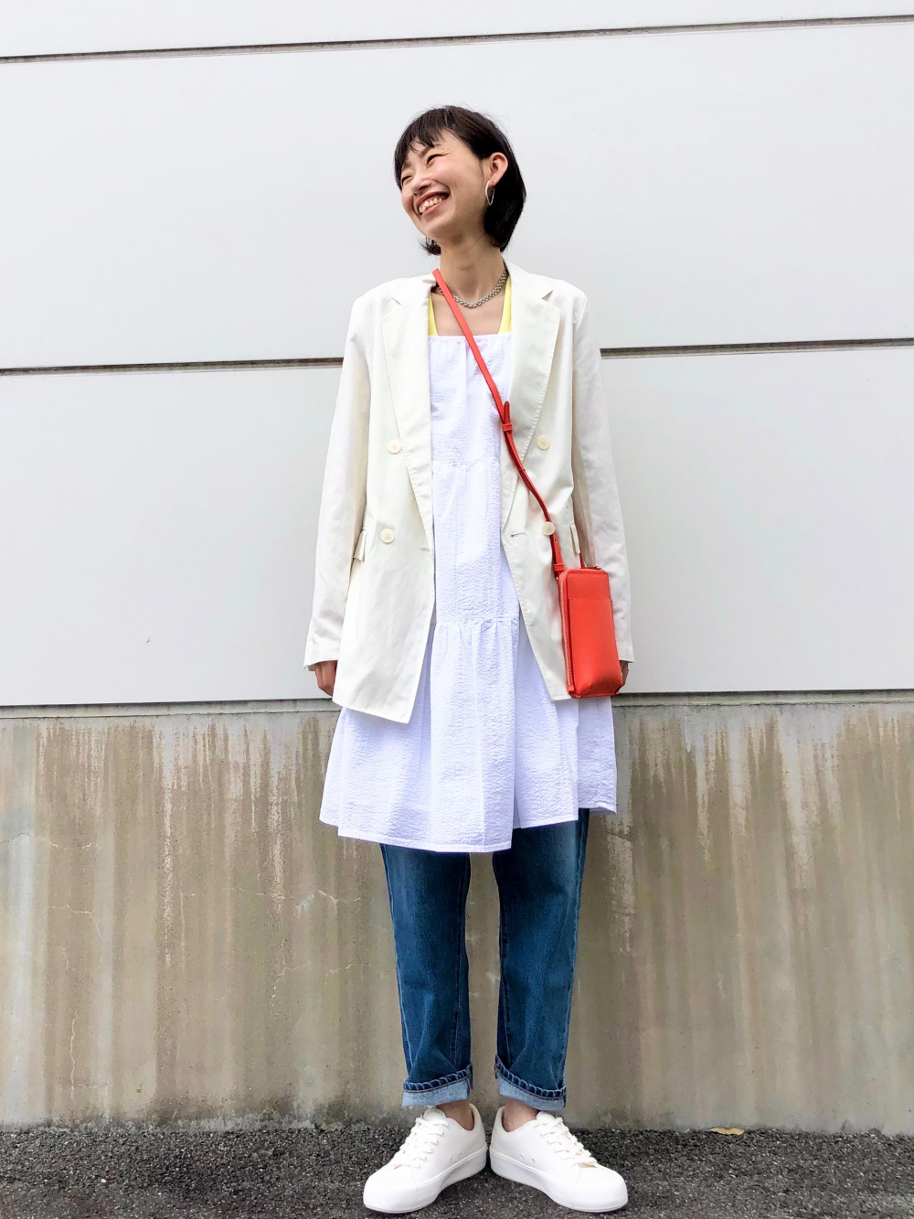 リネンブレンドジャケット」の着用コーディネート| ユニクロ公式