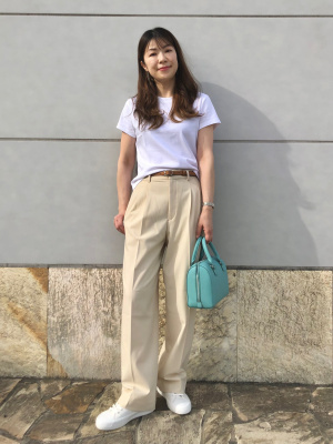 ユニクロ公式 | タックワイドパンツ（ツータック・丈標準69～71cm）