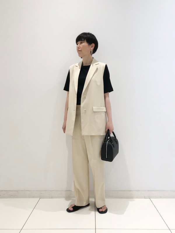 ロングジレ セットアップ可能、エクストラファインコットンオーバー