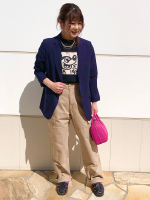  ディズニー　セットアップ　ミッキー　キースヘリング　140cm Tシャツ H&Mキッズから、キース・ヘリングが描いたディズニーのアートが
